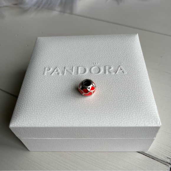 Pandora | Red Hot Love Enamel and Silver Spherical Charm | Ale 925 - Picture 11 of 11